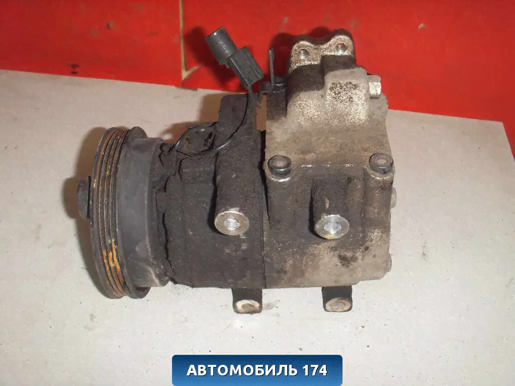 Компрессор кондиционера 9770125100 Hyundai Accent 2 (ТАГАЗ) (LC) 1999-2012 Акцент-0