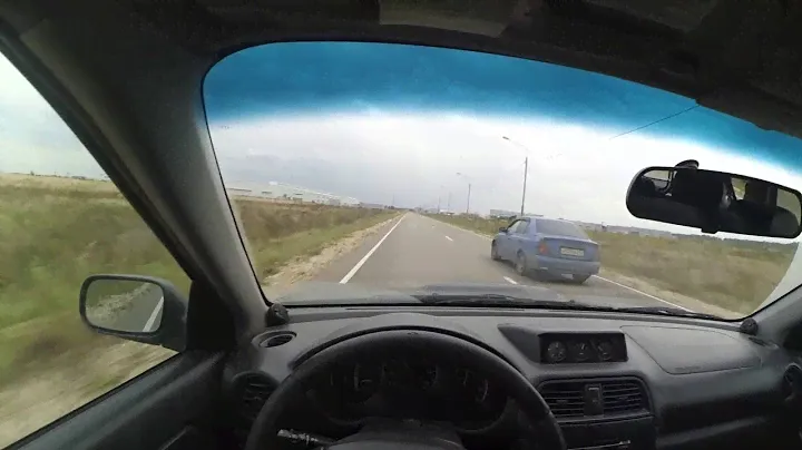 SUbaru impreza 2.0 220hp at vs Accent 1.5 (tuning) промах 3 передачи