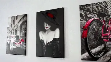 5D картина  «Красный акцент»